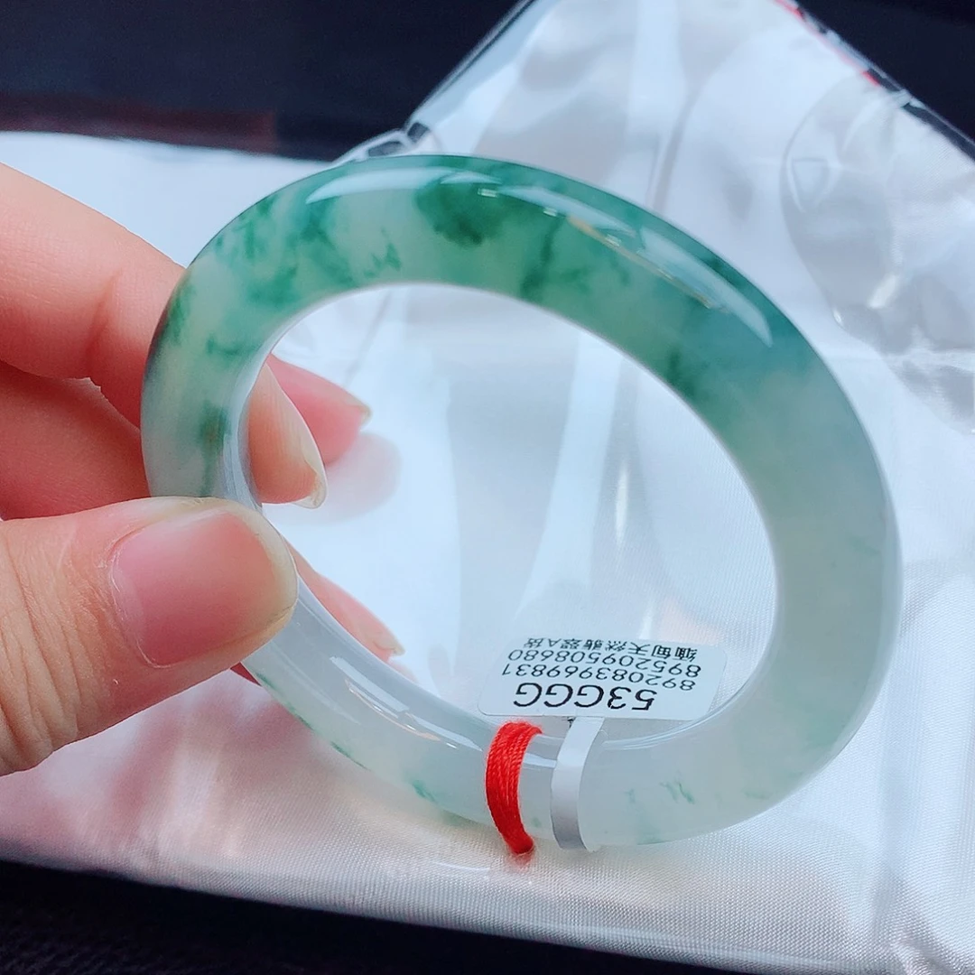翡翠未镶嵌手镯天然缅甸翡翠A货手镯