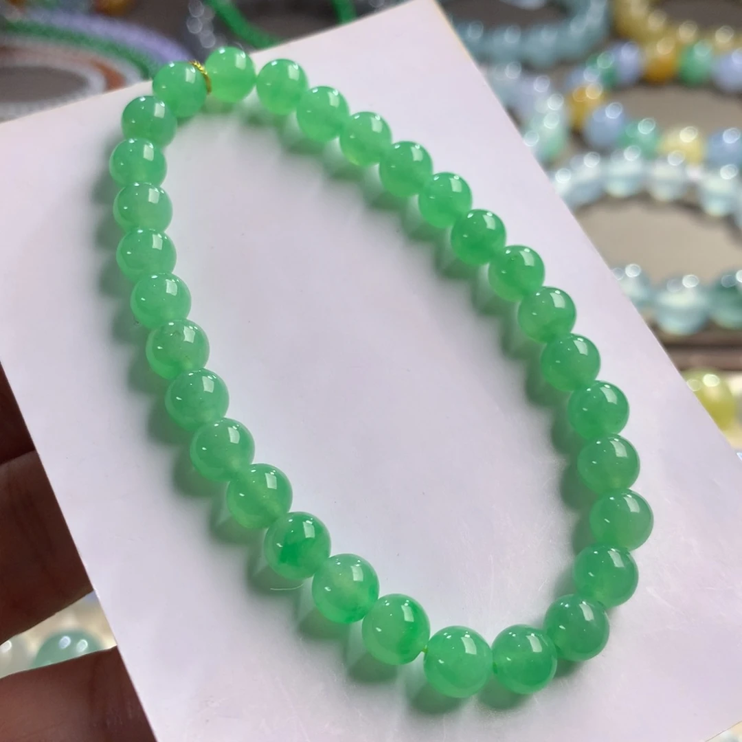 翡翠手链未镶嵌卡6.2