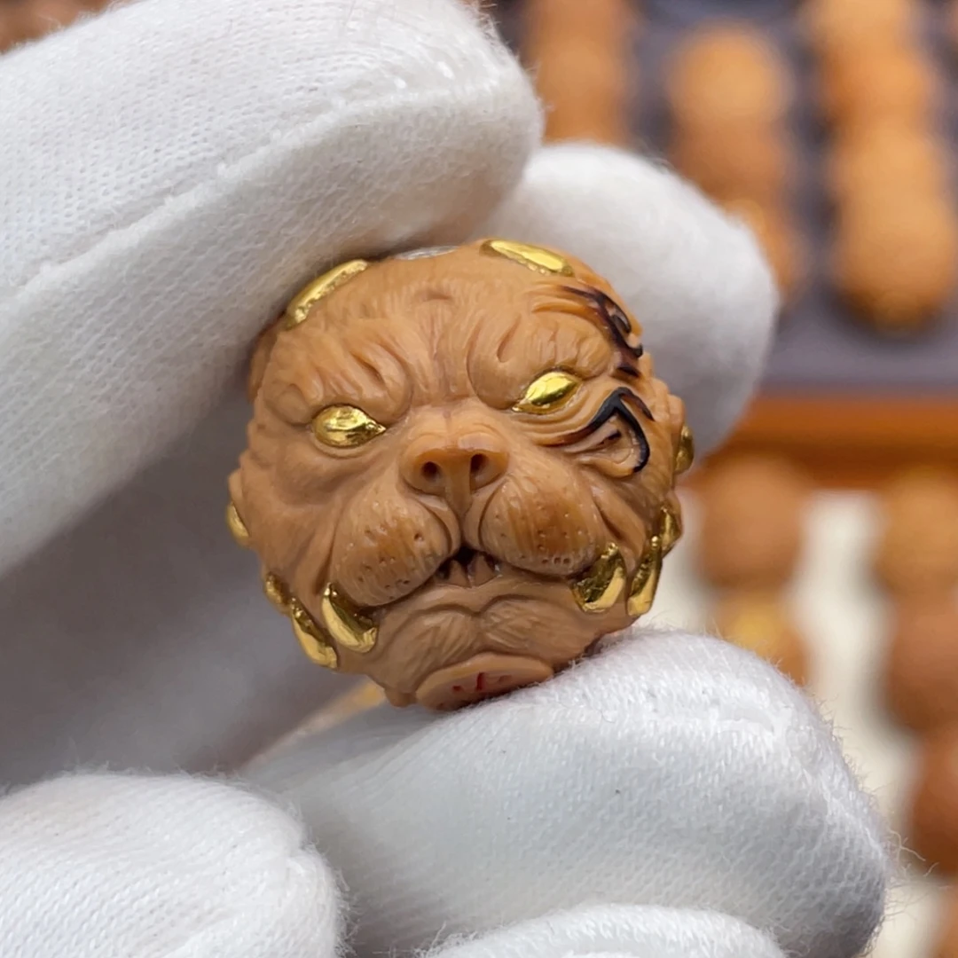 吊坠猴头核桃满工狗王