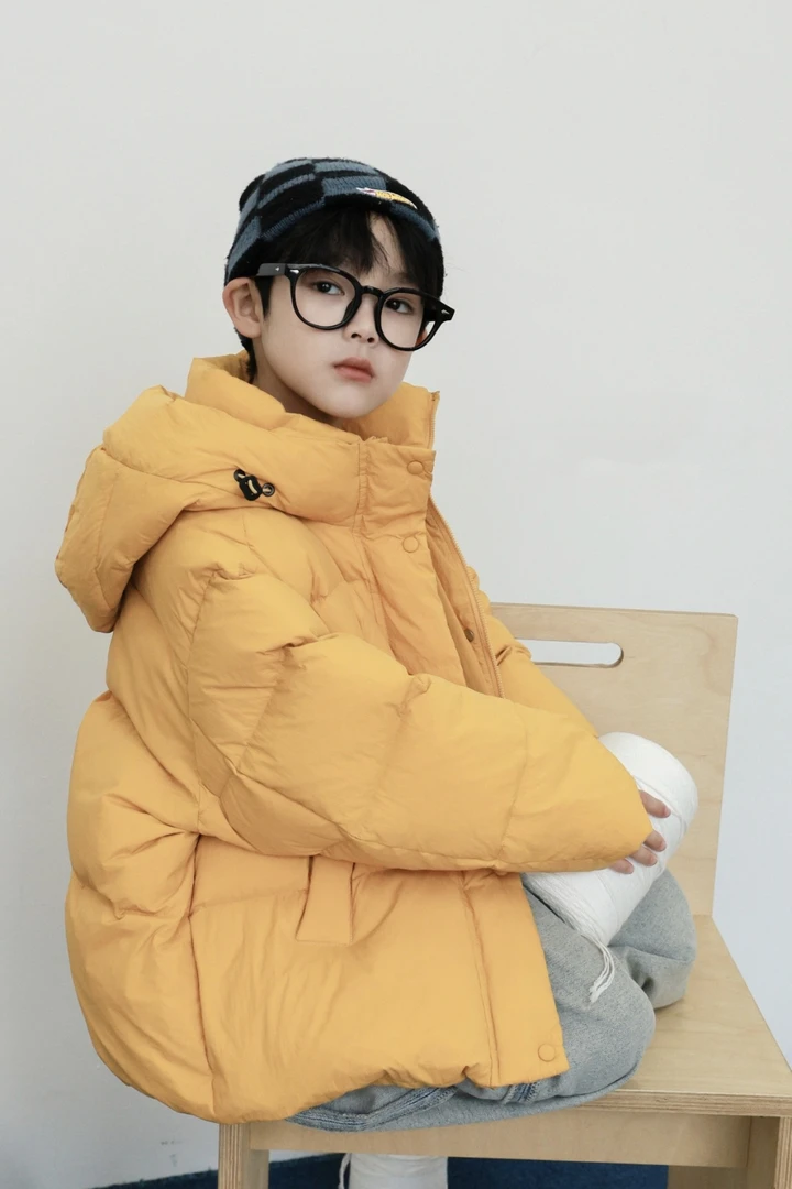 5272中大童冬季新款时尚休闲羽绒服可亲子