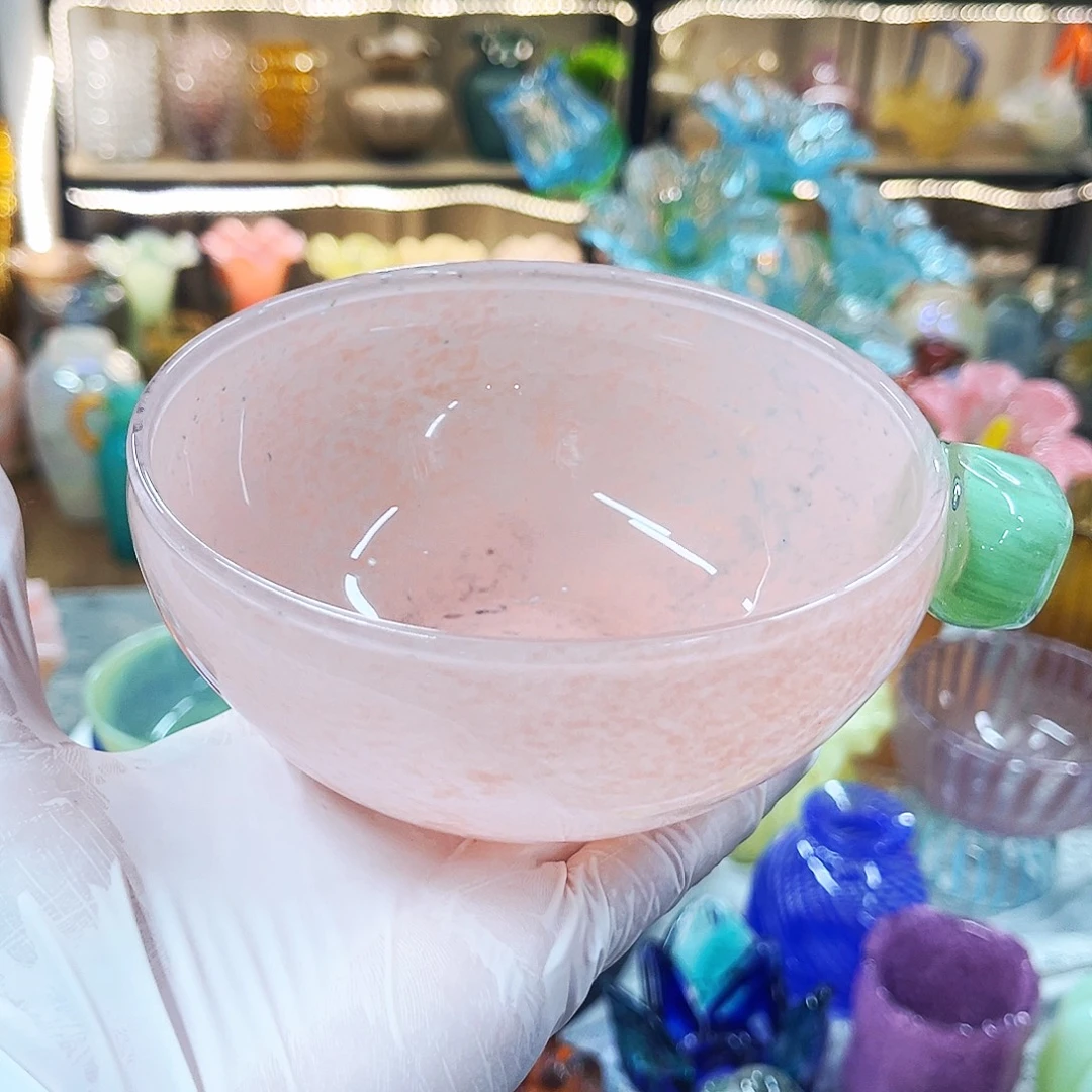 如***水琉璃碗家悦琉璃工艺品不完美