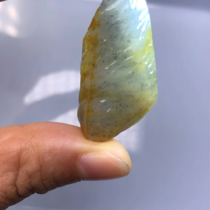 翡翠18K金镶嵌颈饰缅甸天然翡翠吊坠牌子珠子平安扣