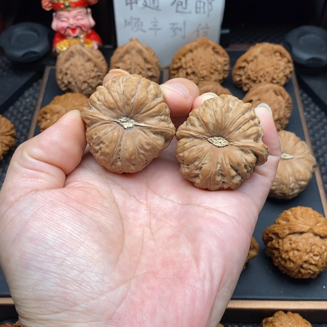 把件文玩核桃全品南瓜墩41.5边43肚