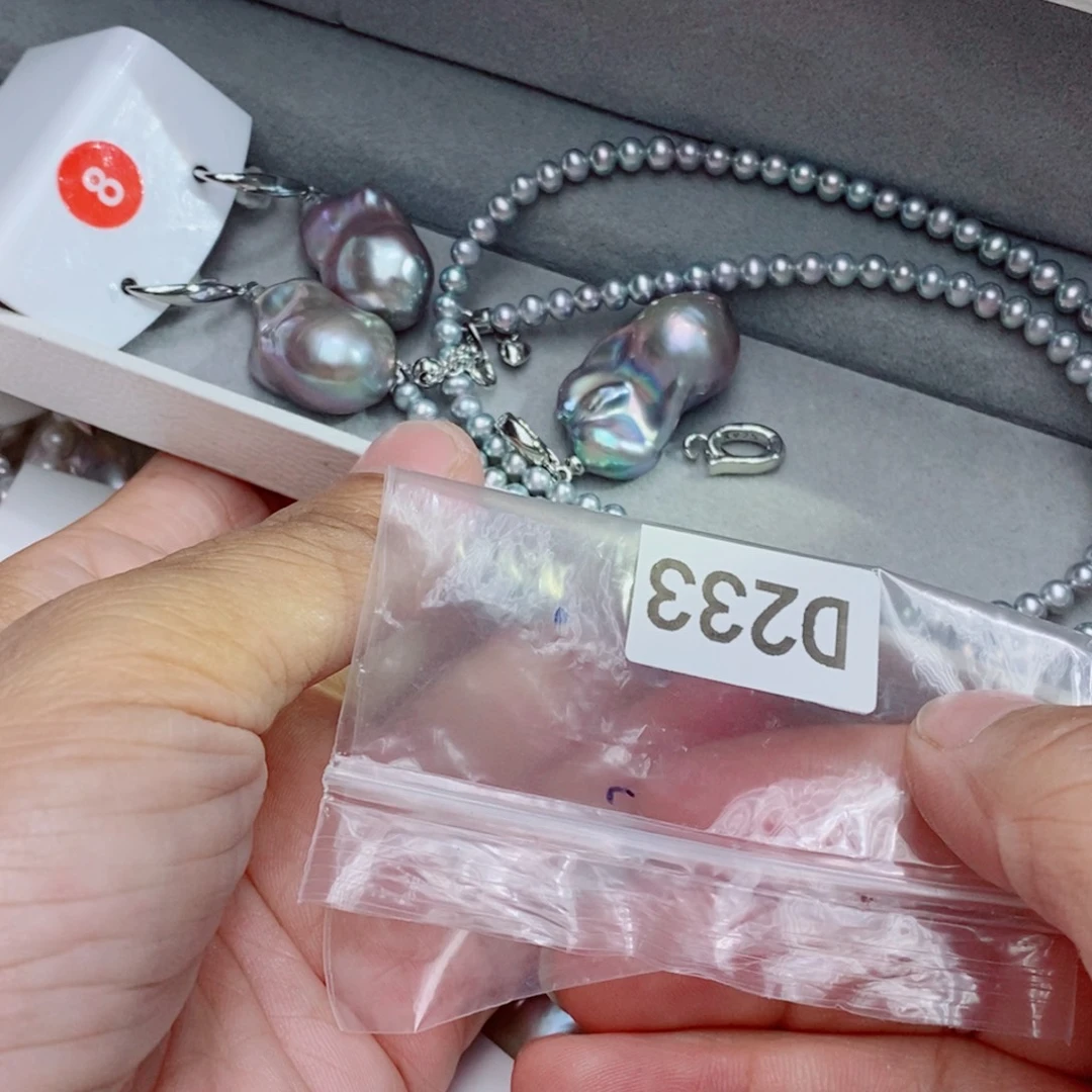 小***福银S925镶嵌其他淡水珍珠