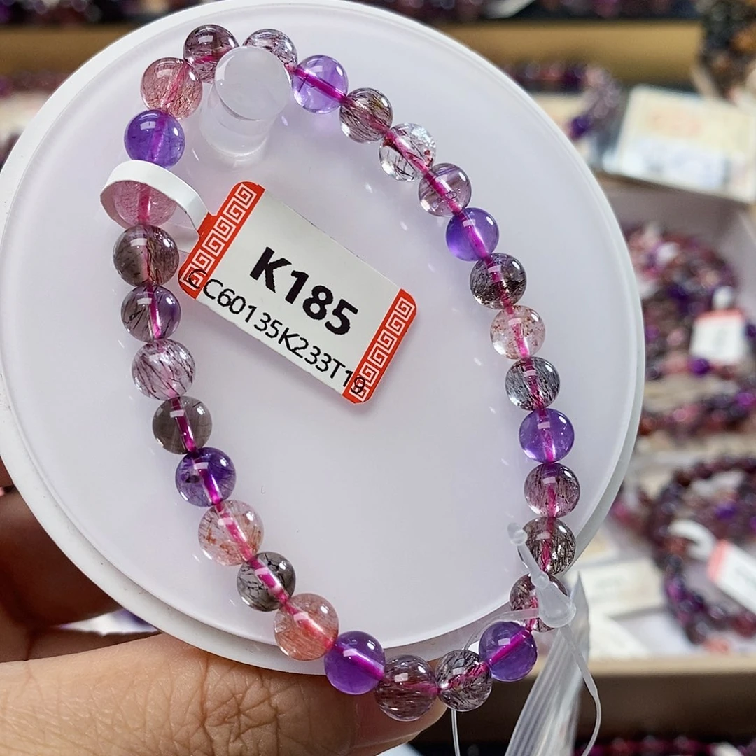 未镶嵌手链水晶6.8仙女超七K185