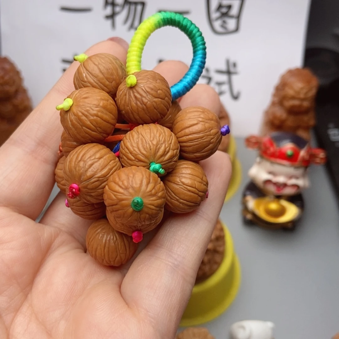 吊坠桃核核桃葡萄