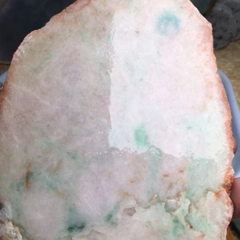 翡翠散珠天然翡翠手镯