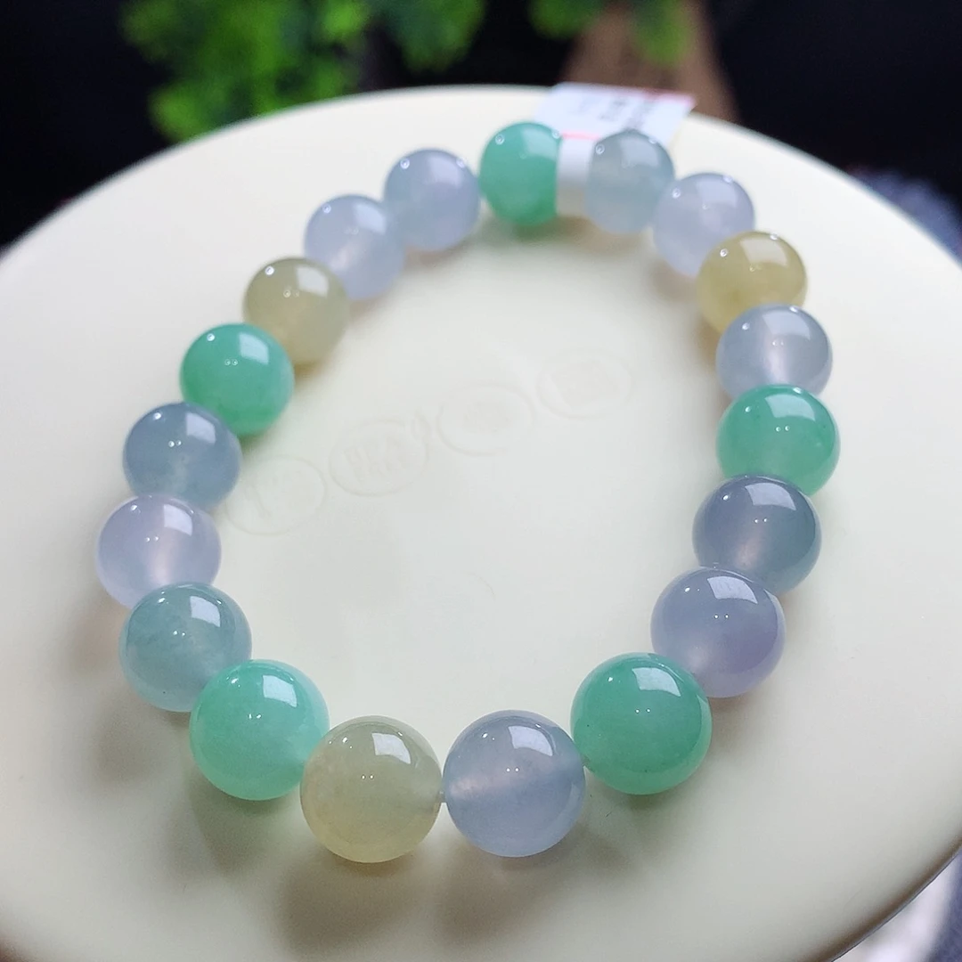 未镶嵌手串翡翠卡10mm