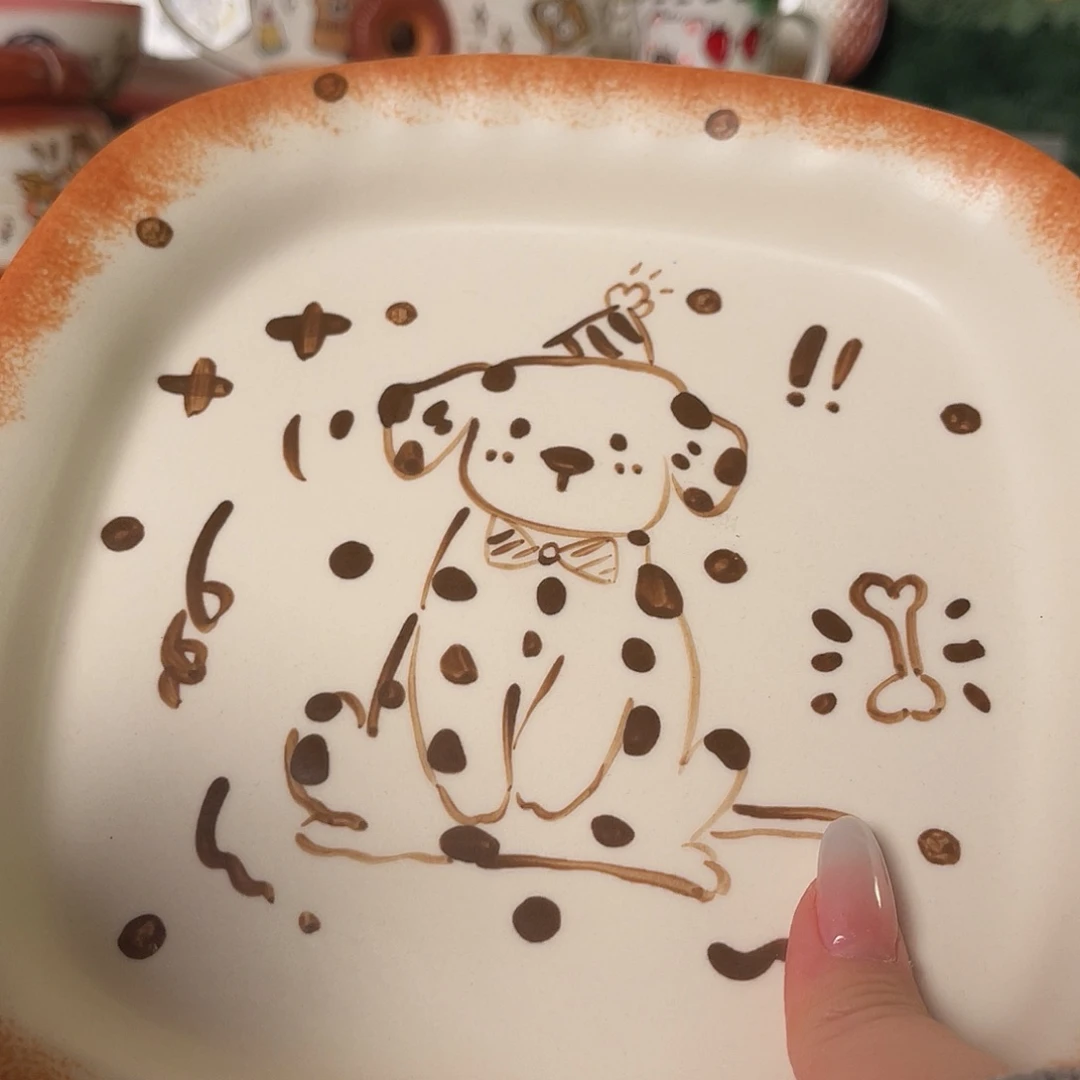 景德镇陶瓷可爱手绘杯