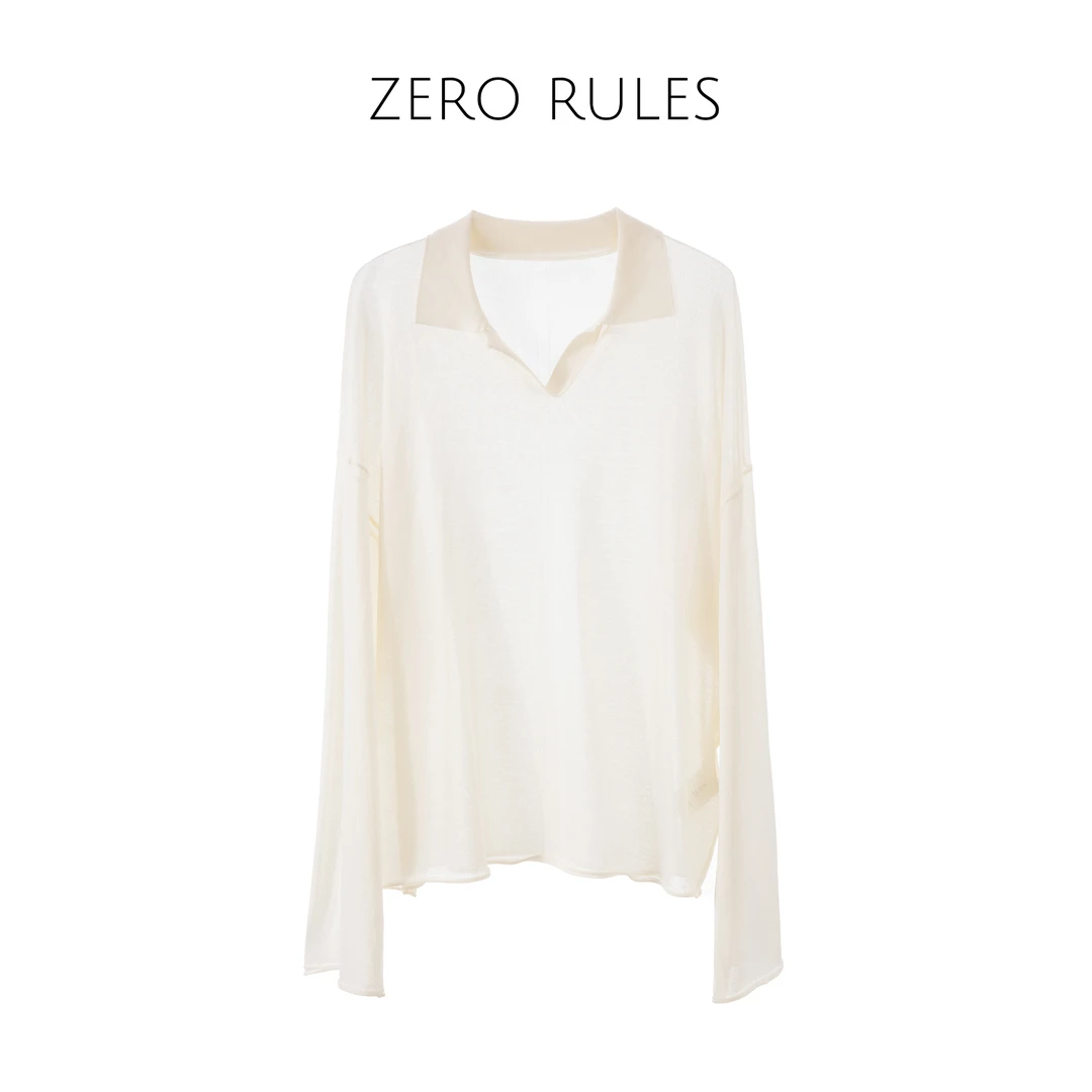 25050836【Row三醋polo】三菱三醋酸+水洗棉 福利!及简长袖针织衫