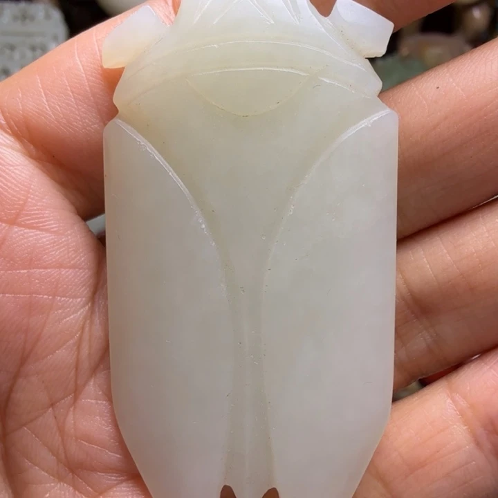 颜***和田玉（糖玉）未镶嵌挂件