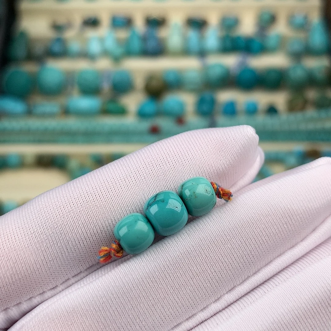 绿松石未镶嵌珠宝奇石7.4-6.5