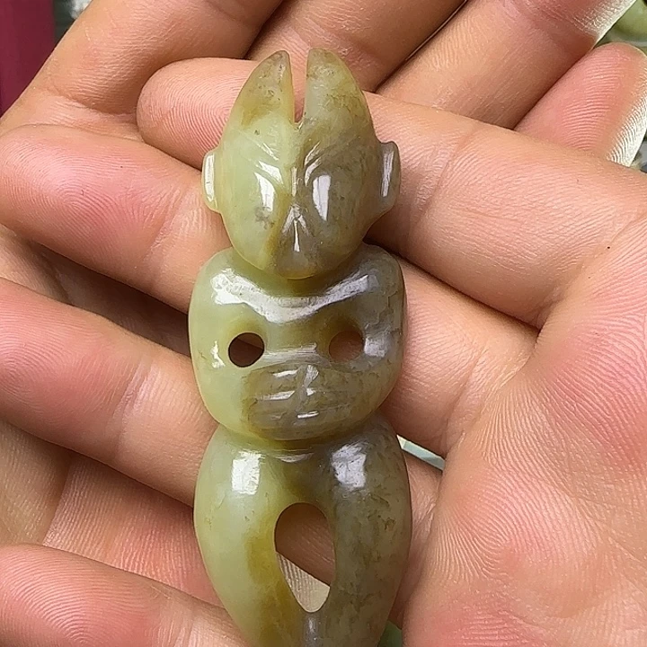 和田玉未镶嵌吊坠(不含链)