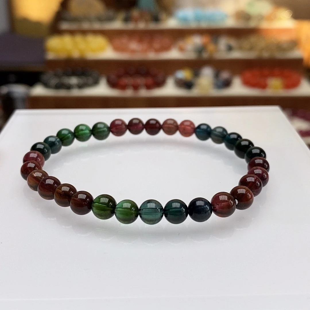 未镶嵌手链碧玺手链