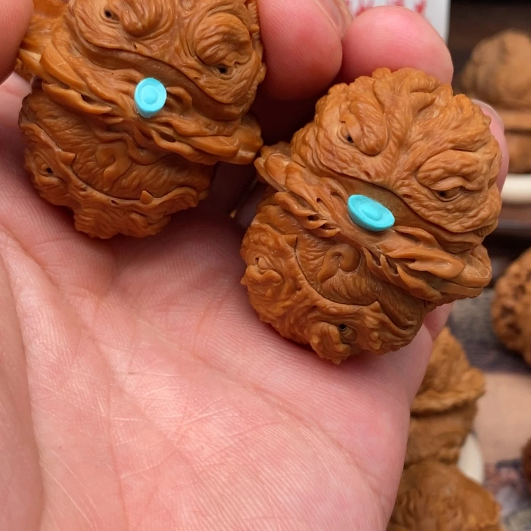 秋***水核桃把件正财横财