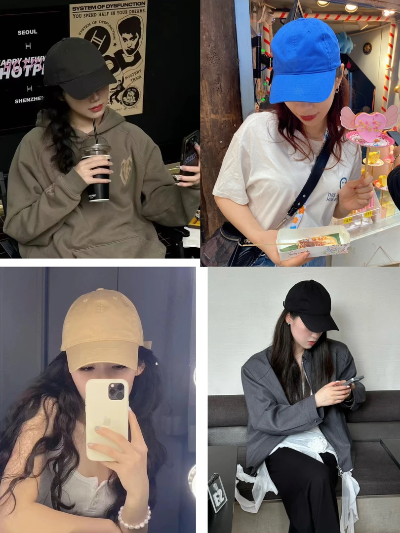 四季百搭棒球帽（灰色实拍颜色看图二）