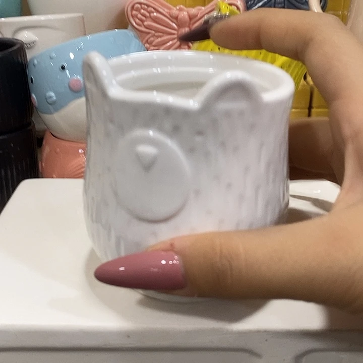 陶盆有孔 瑕疵针孔漏釉介意勿拍 口