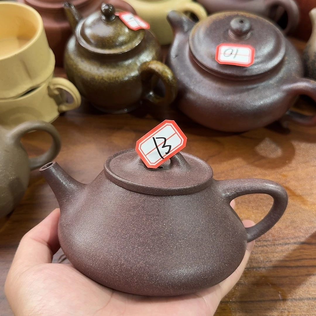 德***1茶壶紫砂13号紫砂壶全手工