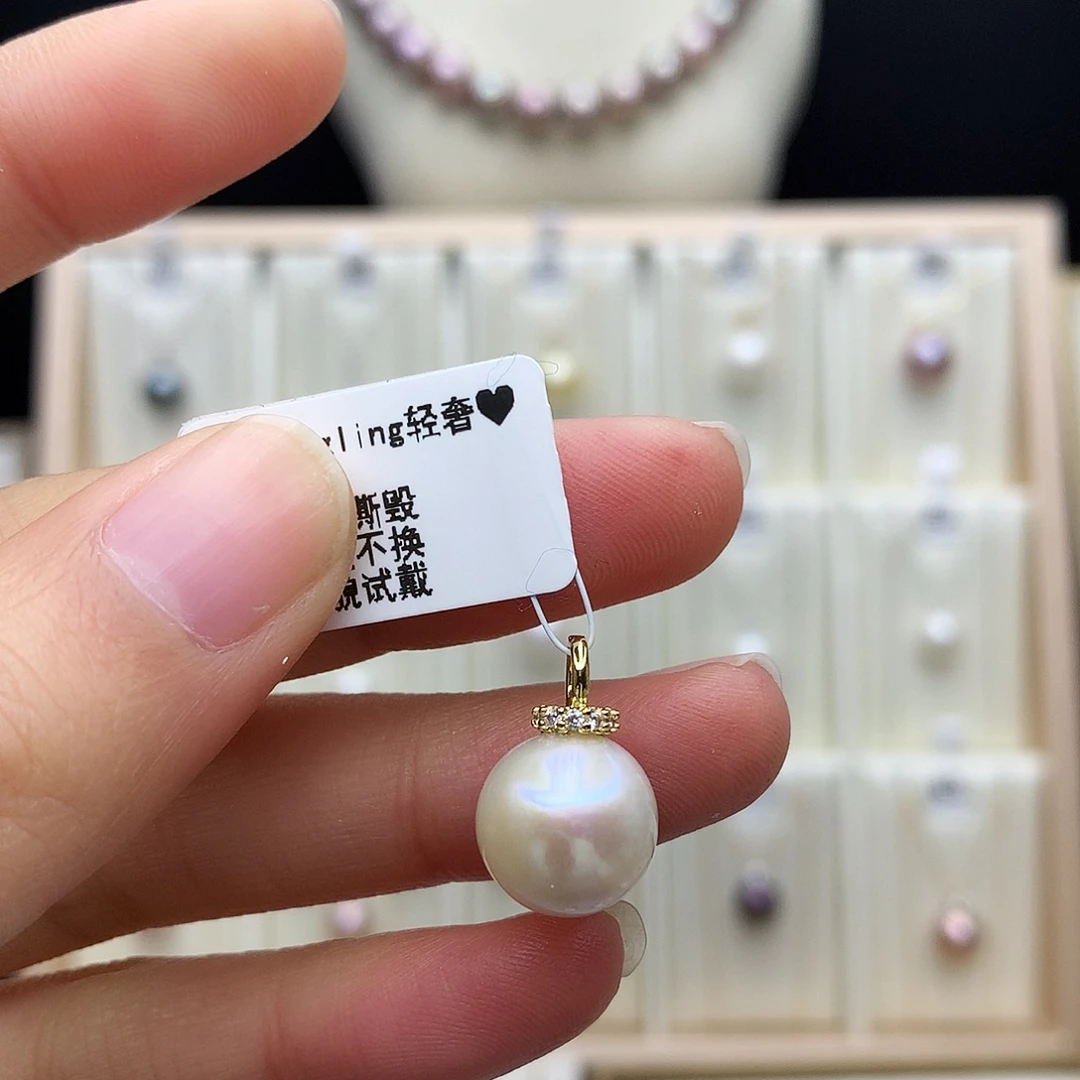 合金淡水珍珠颈饰