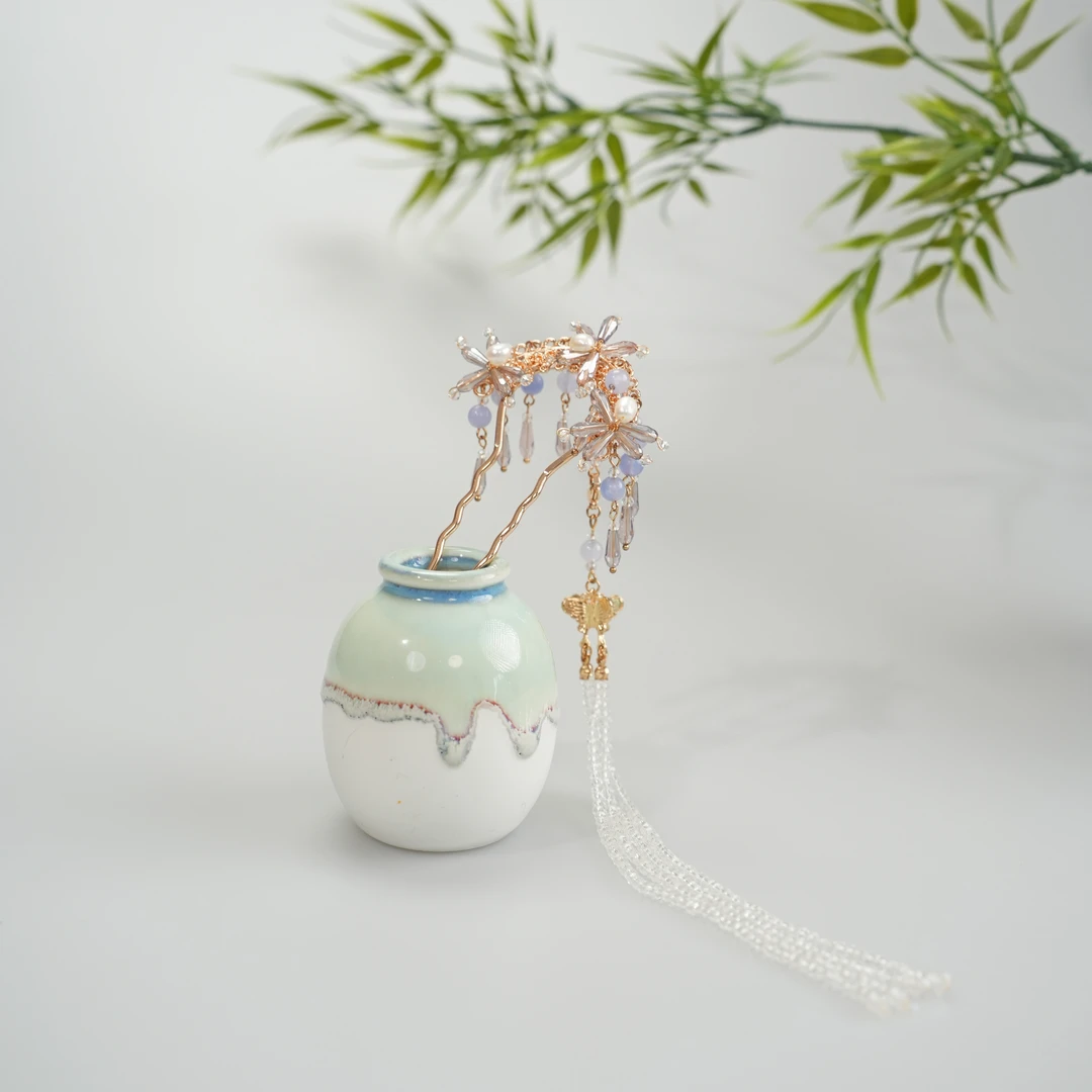 [麦芽]古悦倾城古风汉服发饰