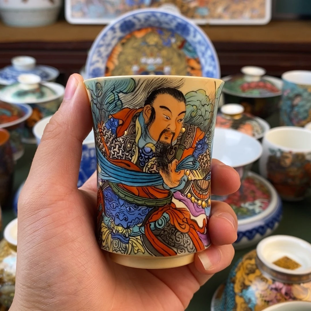 纯手工手绘陶瓷杯