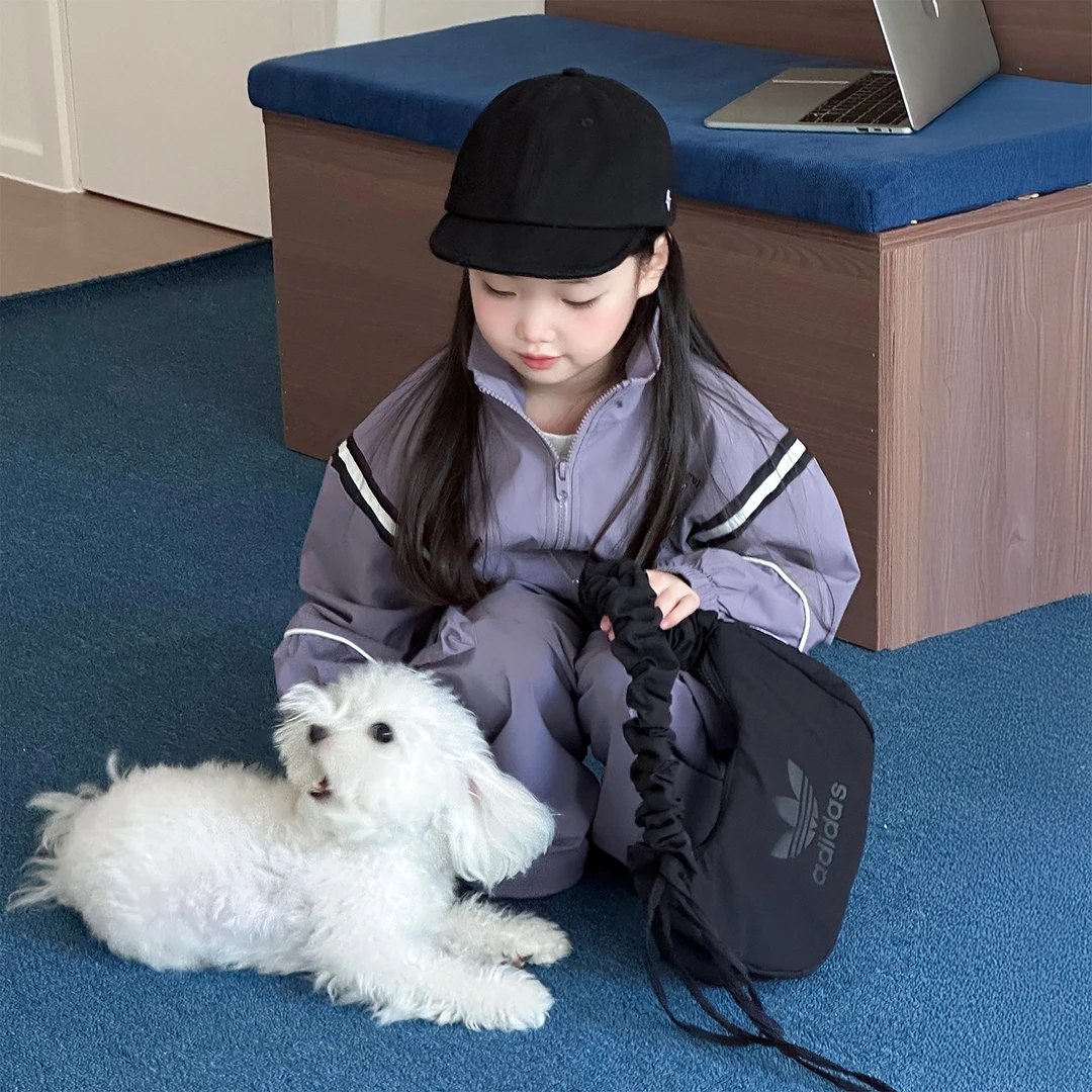 女童韩范炸街套装2025新款小女孩春秋休闲外套儿童秋装时髦工装裤