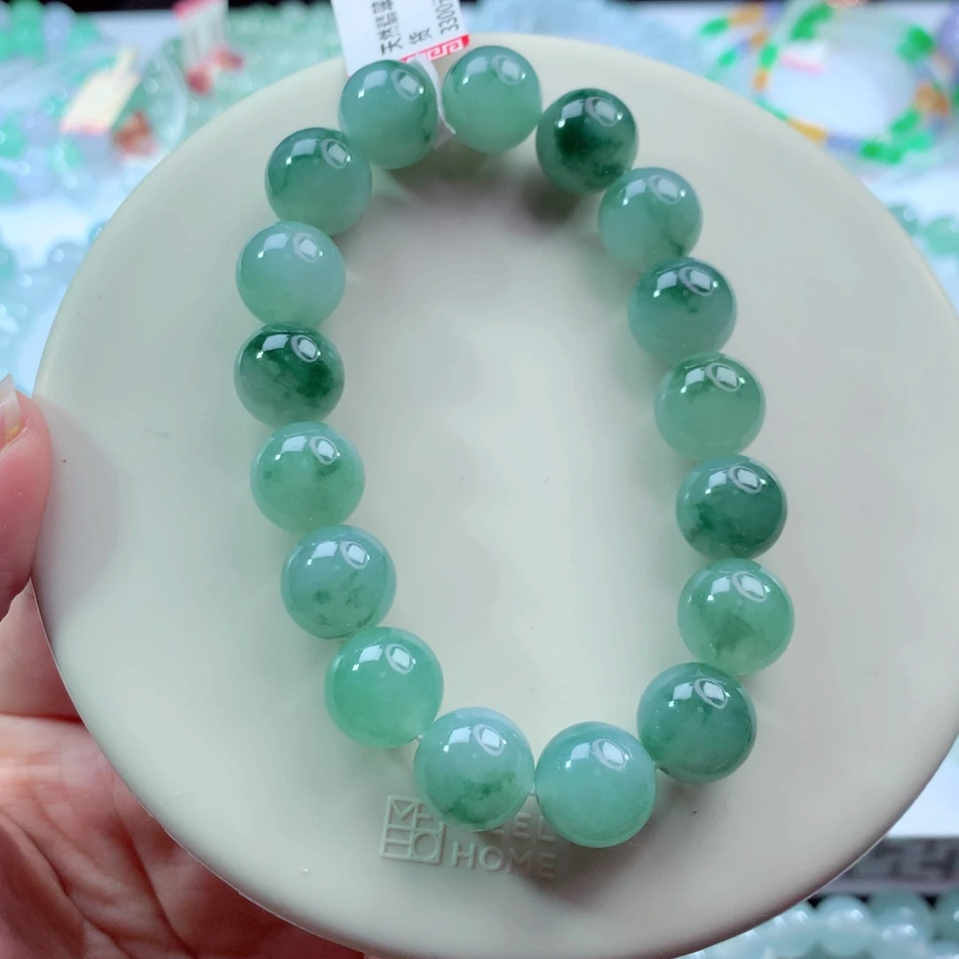 翡翠未镶嵌手链卡12