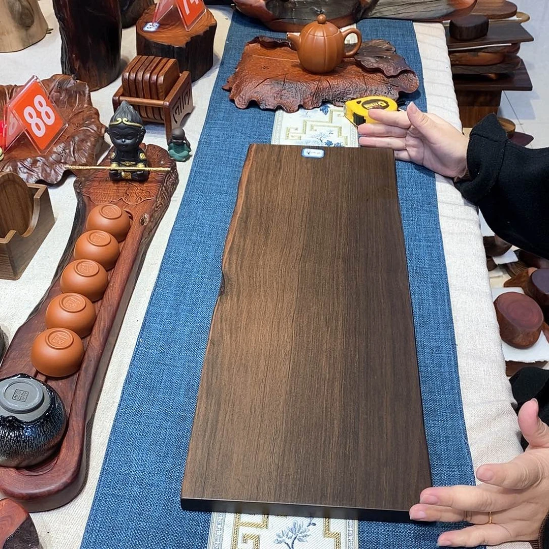 大叶紫檀干泡茶盘