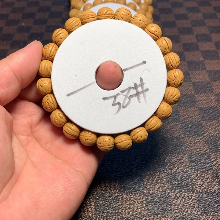 桃核手串38号健健康康