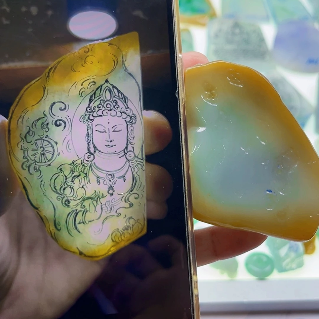 定制翡翠未镶嵌天然翡翠a货