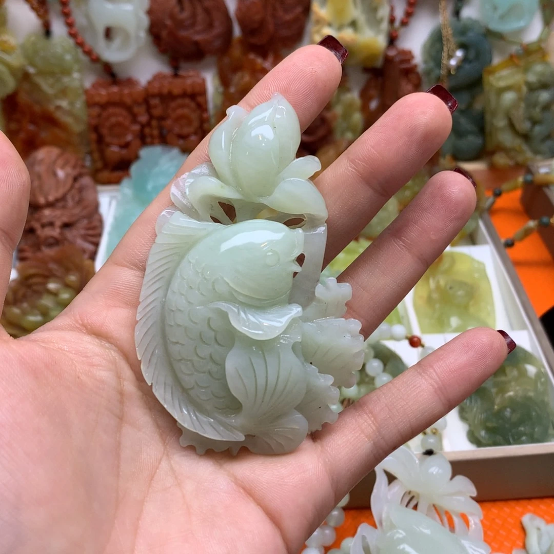 蛇纹石玉颈饰未镶嵌丶****丶