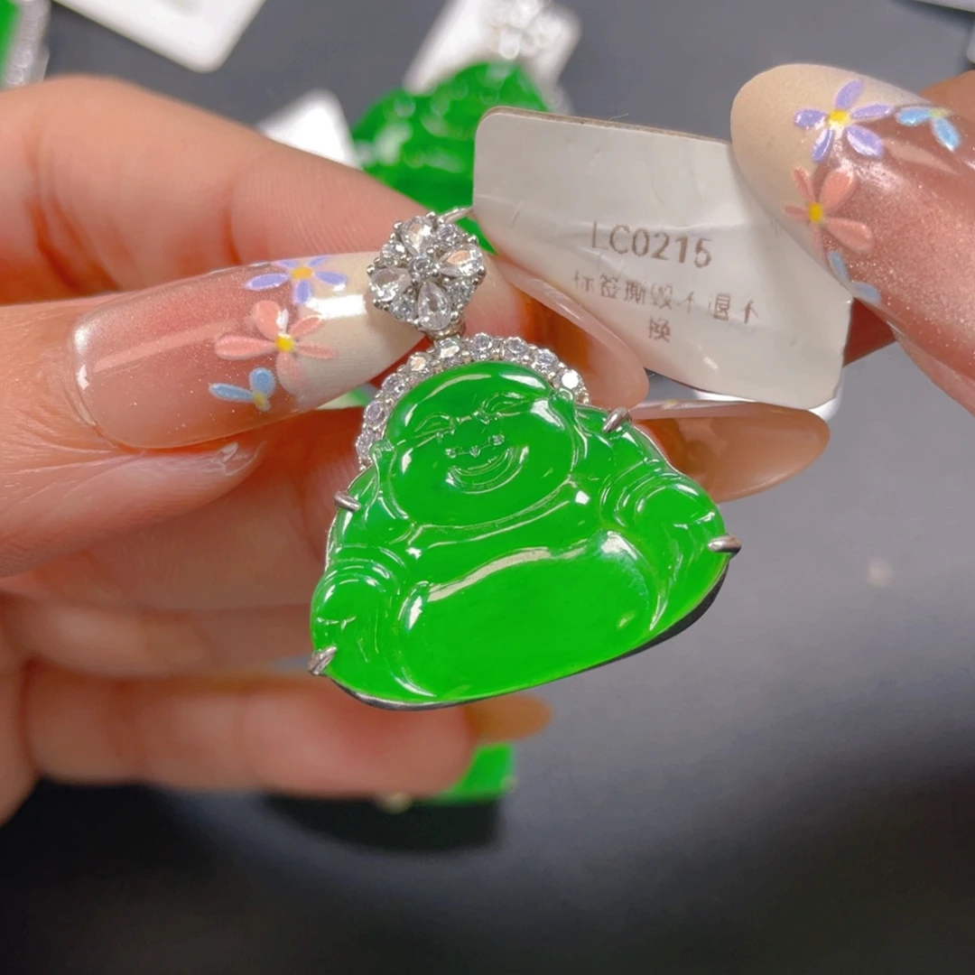 【闪购商品】颈饰银S925镶嵌翡翠翡翠