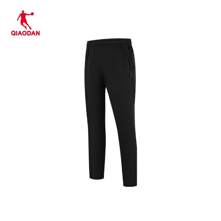 【加绒】乔丹男裤2025新款运动综训直口针织长裤休闲裤QDEKL3254338