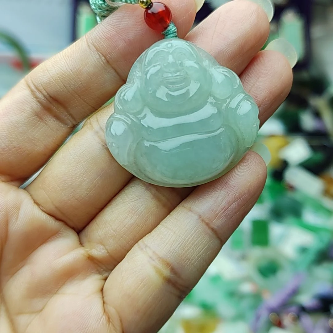 翡翠未镶嵌颈饰66