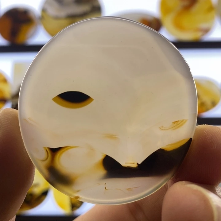 玛瑙/玉髓合金颈饰