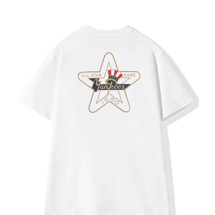 NEW ERA x MLB 纽亦华印花短袖T恤男女情侣宽松潮流