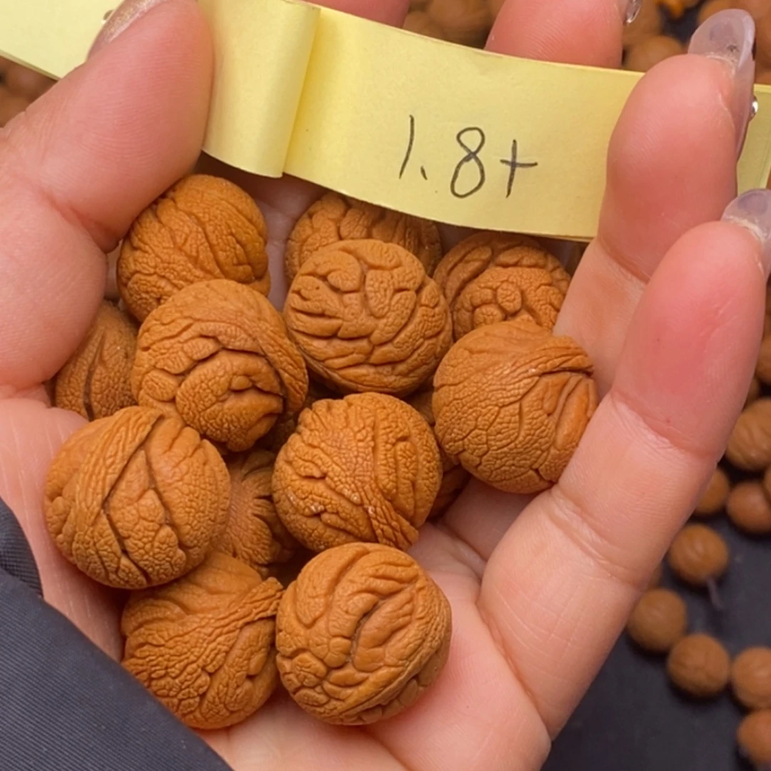秦岭龙纹桃核14颗