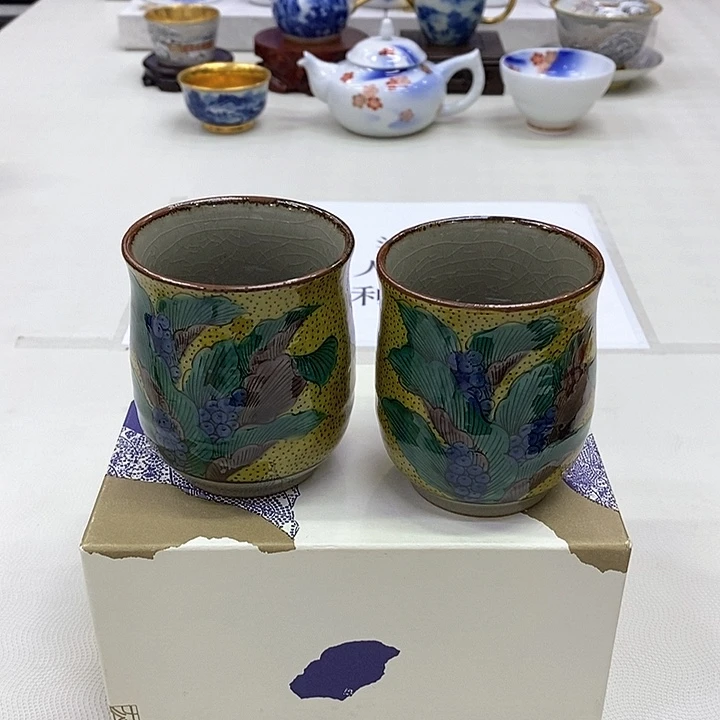 摆件进口瓷器九谷