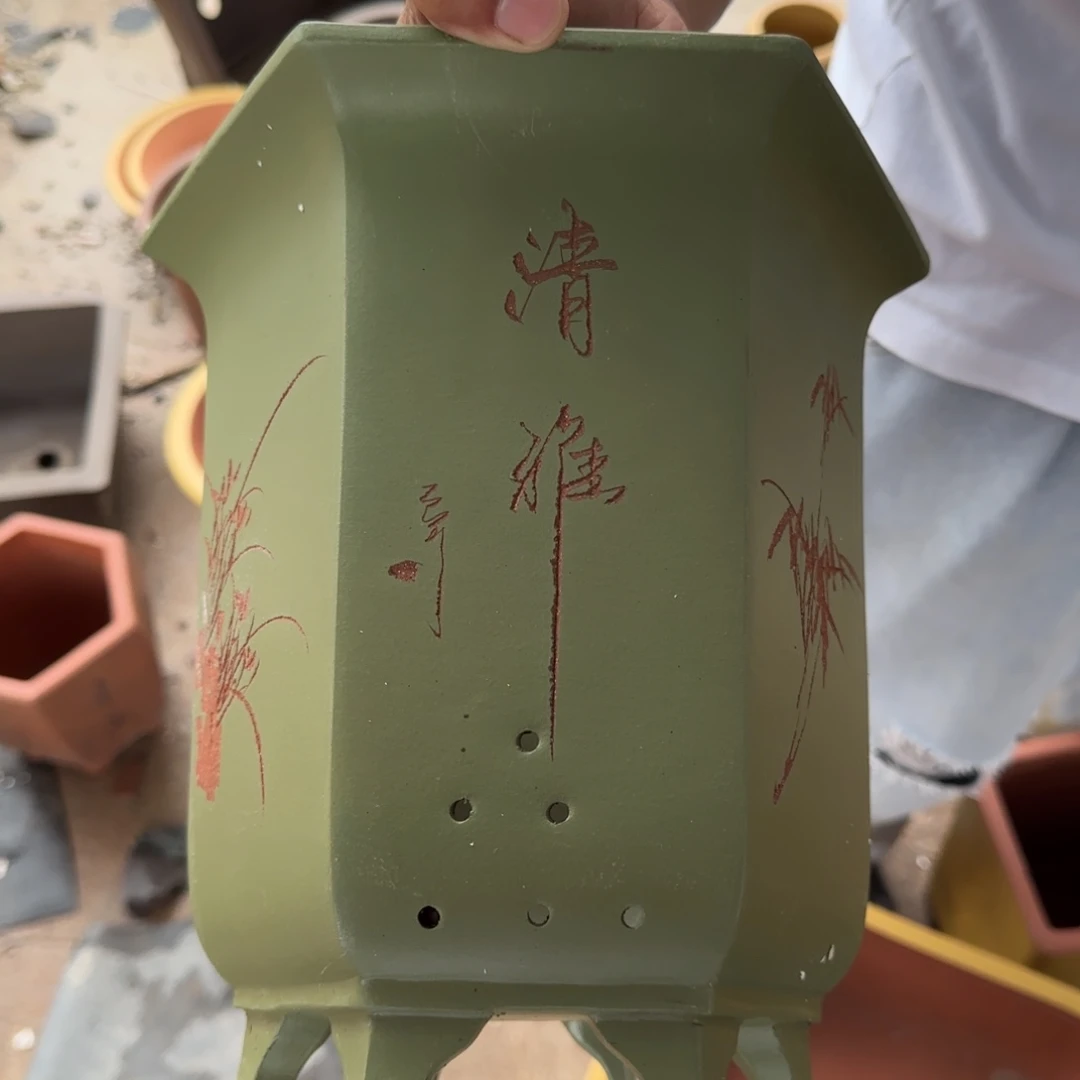紫砂花盆口径14.16，21口径