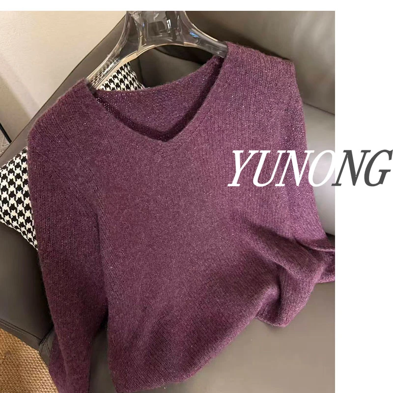 【YUNONG】羊绒/高货秋冬毛衣显瘦百搭宽松