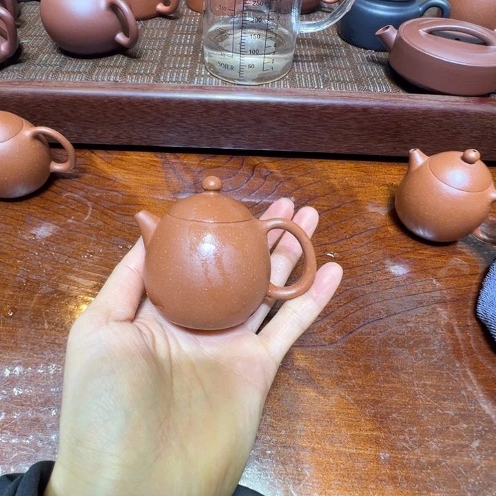 紫砂茶壶碑100毫升左右半手工