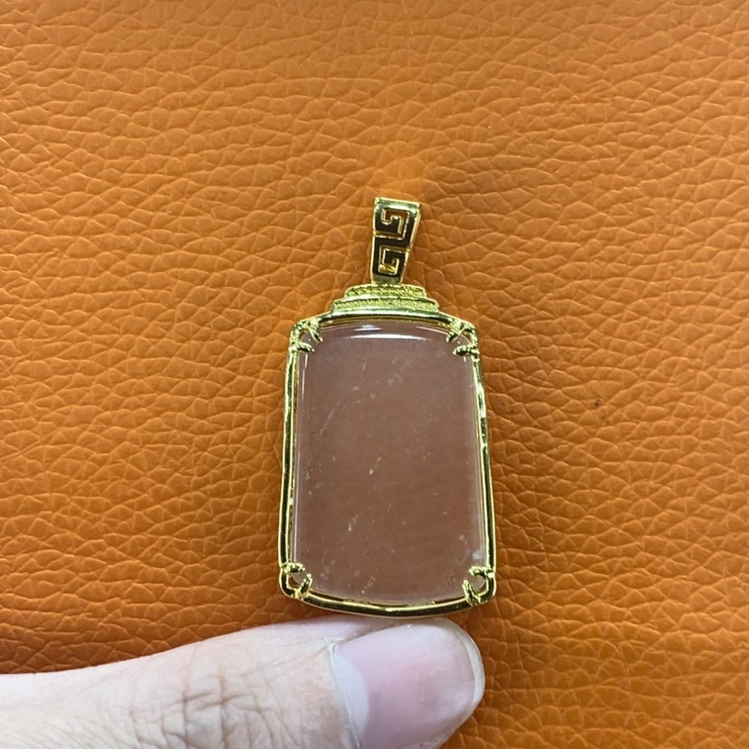 石英质玉吊坠(赠链)合金