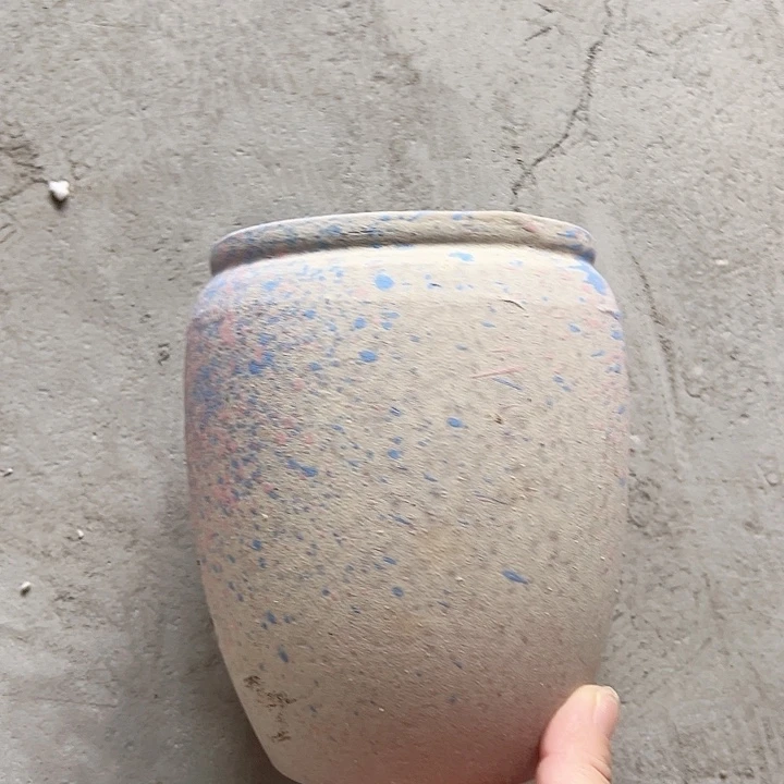 紫砂花盆高16口13