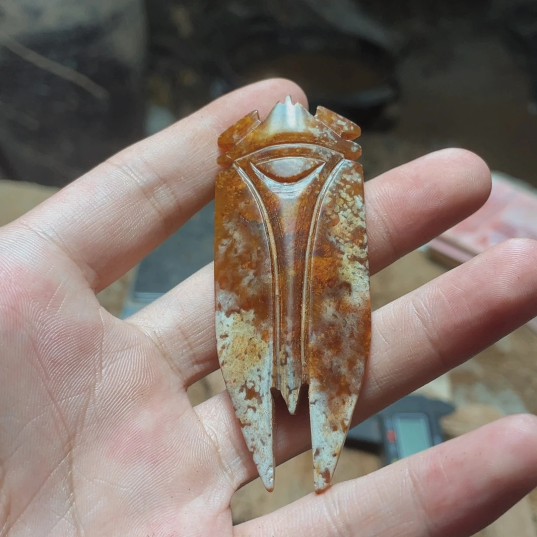 白玉菩提吊坠357899