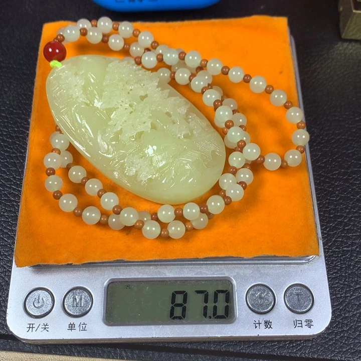 和田玉挂件未镶嵌粤*