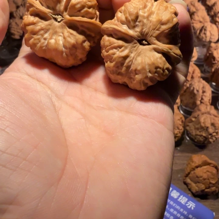 我***九把件文玩核桃蛤蟆洞的水是由一