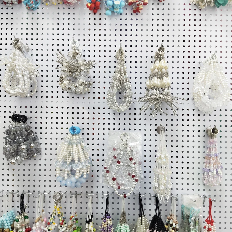 09简约风手机壳短款手绳浅色百搭手腕带耐用结实钥匙扣相机挂链