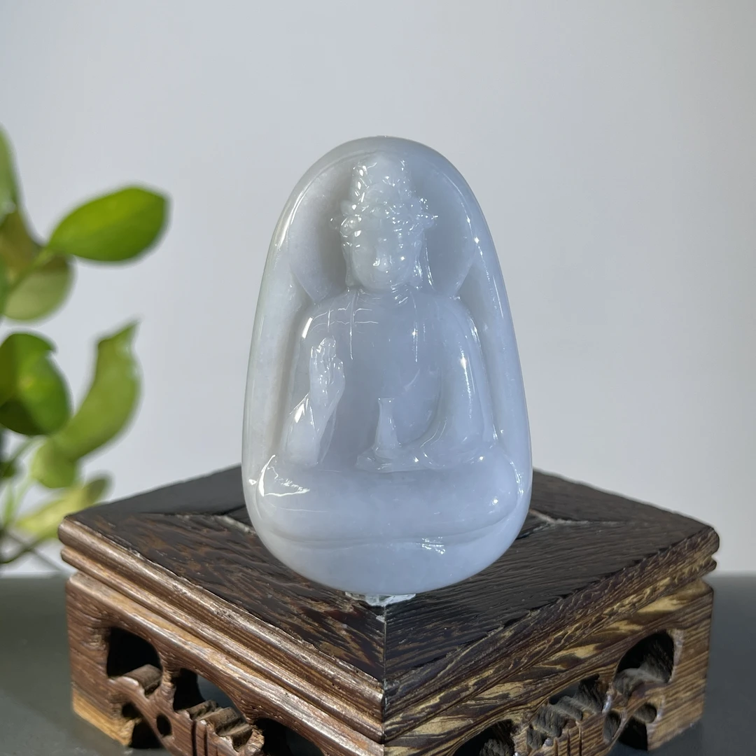 JCB09-71   天然缅甸A货翡翠  净瓶观音