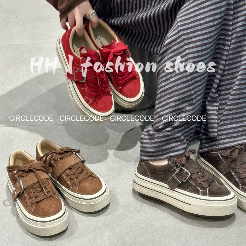 2025新款小白鞋女休闲休闲鞋百搭运动鞋厚底松糕鞋女潮流增高鞋潮