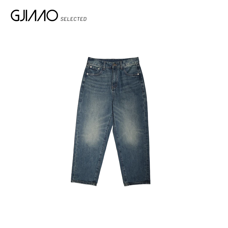 66033 黑标宽松牛仔裤